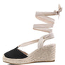 Little Mary Strappy Wedge Heel Sandals