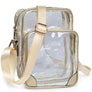 See Thru Multi Compartment Crossbody Bag