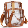 See Thru Multi Compartment Crossbody Bag