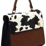 Colorblock Top Handle Satchel