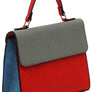 Colorblock Top Handle Satchel