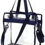 Fashion See Thru Transparent Tote Satchel