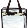 Fashion See Thru Transparent Tote Satchel
