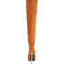 Jaynetts Stretch Suede Micro High Knee Boots