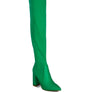 High Block Heeled Long Boot