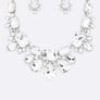 Mix Crystal Statement Necklace Set