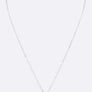 CZ Round Pendant Necklace