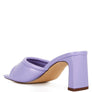 Celine Quilted Block Heeled Sandals