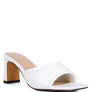 Celine Quilted Block Heeled Sandals