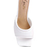 Celine Quilted Block Heeled Sandals
