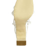 Two Strings Slingback Mid Heel Block Sandals