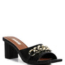 Hotshot Mid Heel Chain Detail Sandals