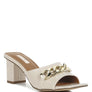 Hotshot Mid Heel Chain Detail Sandals