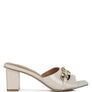 Hotshot Mid Heel Chain Detail Sandals
