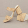 OASIS SOCIETY Kayla - Raffia Sandal Heel