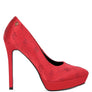 BALLARD Monogram Satin Stiletto Pumps