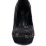 BALLARD Monogram Satin Stiletto Pumps