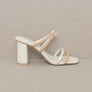 OASIS SOCIETY Sawyer - Two Strap Summer Heel