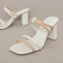 OASIS SOCIETY Sawyer - Two Strap Summer Heel