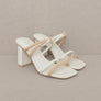 OASIS SOCIETY Sawyer - Two Strap Summer Heel