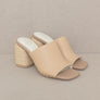 OASIS SOCIETY Serena - Studded Raffia Slide Heel