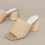 OASIS SOCIETY Serena - Studded Raffia Slide Heel
