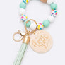 Beaded Tassel Bracelet Keychain