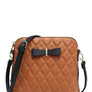 2In1 Quilted Tote Bag with Ribbon Scarf Set 716545