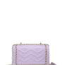 Chevron Chain Crossbody Bag