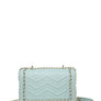 Chevron Chain Crossbody Bag