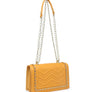 Chevron Chain Crossbody Bag