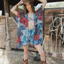 Allover Floral Print Kimono