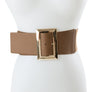 GOLD TONE PU LEATHER FASHION BELT