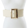 GOLD TONE PU LEATHER FASHION BELT