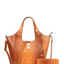 2-IN-1 Alligator Crocodile Satchel Shoulder