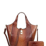 2-IN-1 Alligator Crocodile Satchel Shoulder