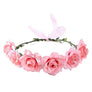 Solid Rose Hair Flower Corolla Head Band Wreath