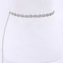 Rhinestone Fashion Chain Belt