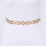 Square Link Fashion Chain Belt