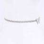 Rhinestone Butterfly Chain Belt