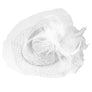 Flower Mesh Flapper Fascinator s12