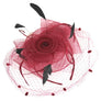 Flower Mesh Flapper Fascinator s11