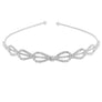 Bow Pear Rhinestone Head Band