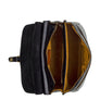 Exotic Cat Leather Saddle Crossbody Bag