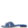 Rum Cake Cross Strap Rhinestone Sandals