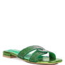 Rum Cake Cross Strap Rhinestone Sandals
