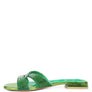Rum Cake Cross Strap Rhinestone Sandals