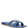 Rum Cake Cross Strap Rhinestone Sandals
