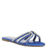 Mezzie Dimante Strap Flat Sandals