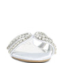 Mezzie Dimante Strap Flat Sandals